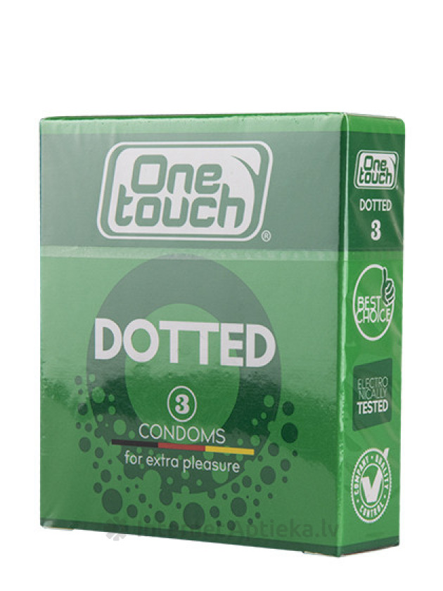 Презерватив MEDICAL SUPPLIES Condom `One Touch` spotted N3